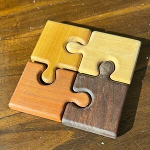 Wooden Puzzle  - Mixed Woods